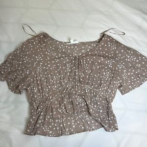 Pink rose shirt| women Large